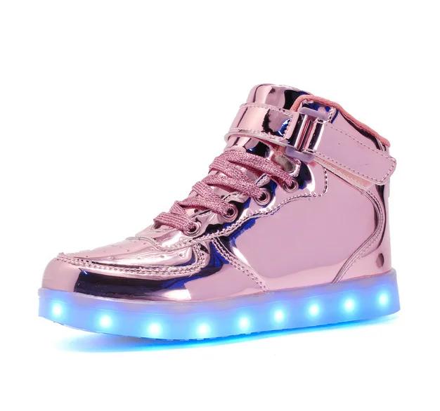 Größe 25-46 LED-Lichter Schuhe Leuchtende Sneaker für Kinder & Erwachsene Frauen Männer Tennis für Kinder Jungen Mädchen Leuchtende Hausschuhe Stiefel