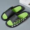 FashionMen's Shoe House Slip-resistant Slides Walk Around Home Indoor Flat Fun 2024 Fashion Male Slipper Original Casual Summer Sale