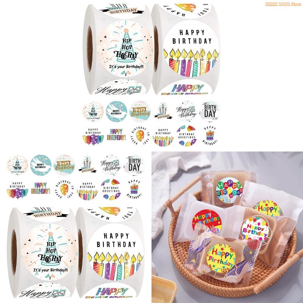 K1AE Colorful Birthday Party Decal Sticker For Creative Projects Home Decoration Use