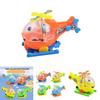 Childrens Light Up Flying Airplane Pull String Toy With Rotating Led For Education And Play