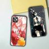 Cartoon Anime Chainsaw Man Phone Case For IPhone 13 12 11 XS X 8 7 6 Plus Mini Pro Max SE 2022 Black PC TPU Glass Phone Cover