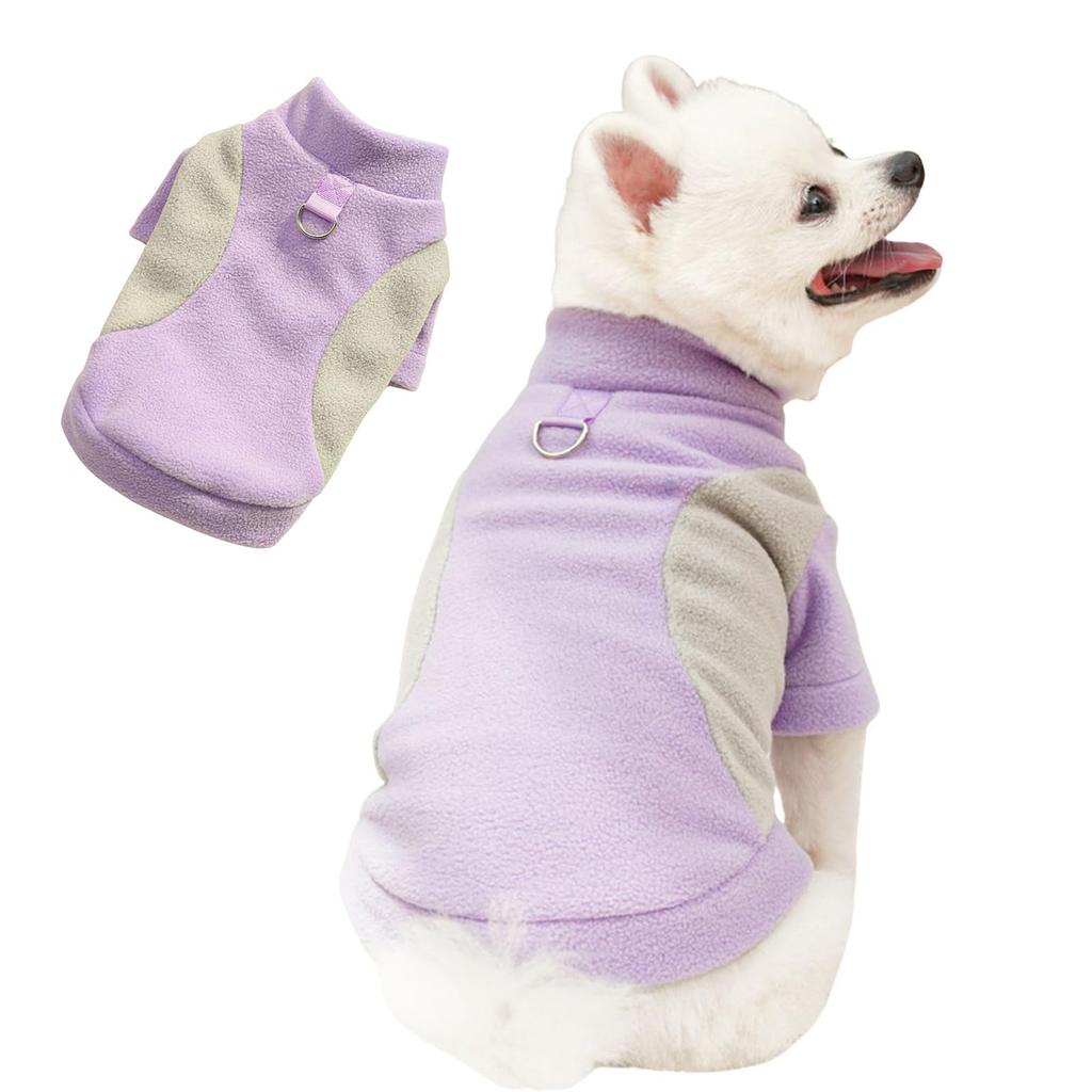 Winter Dog Pullover Sweater Puppy Pajamas,Warm Pet Sweatshirt Clothes With D-Ring For Small Medium Large Dogs