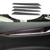 Real Carbon Fiber Interior Door Panel Cover Trim For Maserati Ghibli 2014-