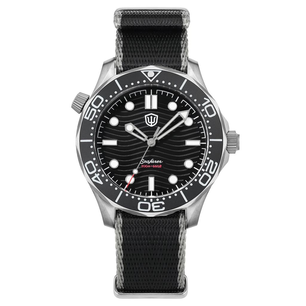 Watchdives WD007Q V2 Luxury Titanium Watch 007 NTTD VH31 Sweep Quartz Sapphire AR Luminous 200M Waterproof 42Mm Vintage Watch