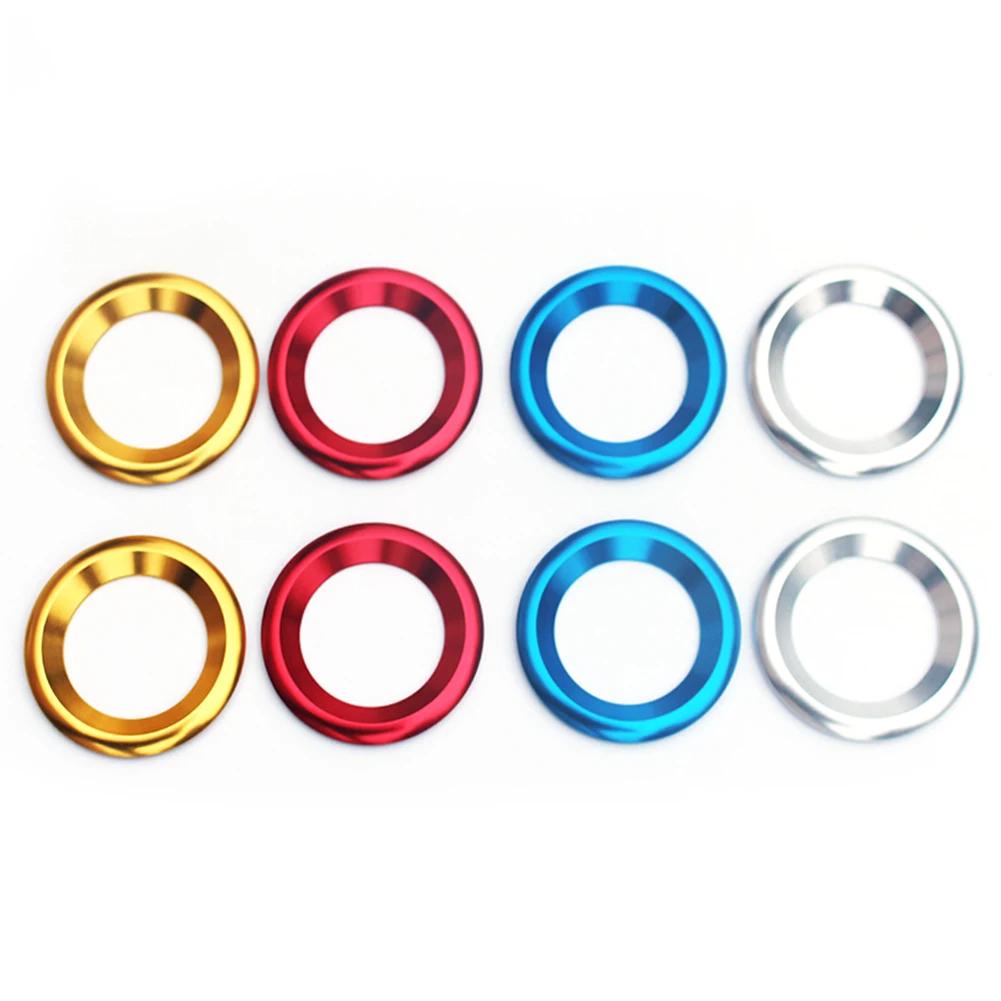 2PCS Car Decor Circle Trims Głośnik Anodowane Aluminium Car Door Audio Speaker Rings Trims dla Honda Civic 2016 2017 2018 2019