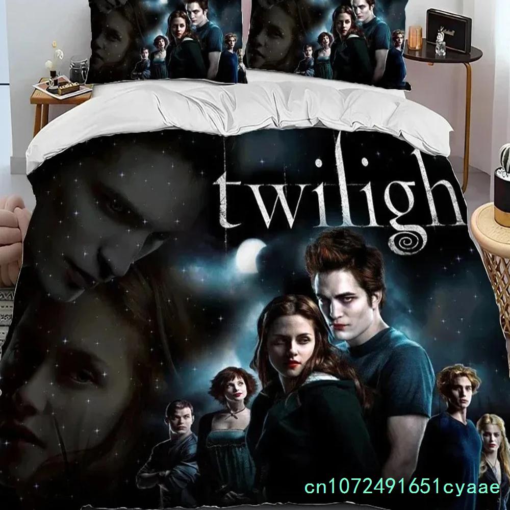 The Twilight Saga Printed Bedding Sets Exquisite Bed Supplies Set Duvet Cover Bed Comforter Set Bedding Set Luxury Birthday Gift