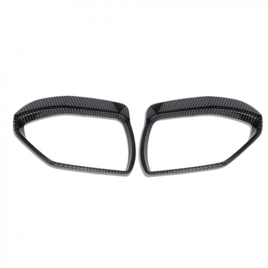 For Hyundai Tucson   Carbon Fiber Mirror Rain Eyebrow Trim