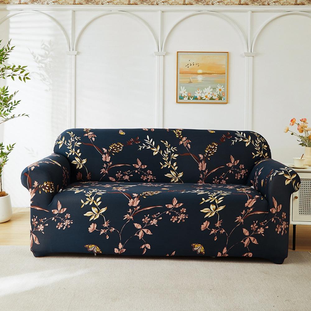 Elastic Printed Sofa Cover Universal Stretchable Slipcouch Protector Furniture Protector