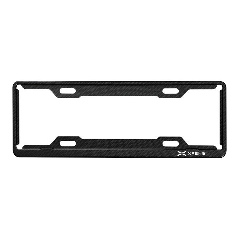 Zeekr 001/007/009/7X Carbon Fiber Texture Aluminum License Plate Frame
