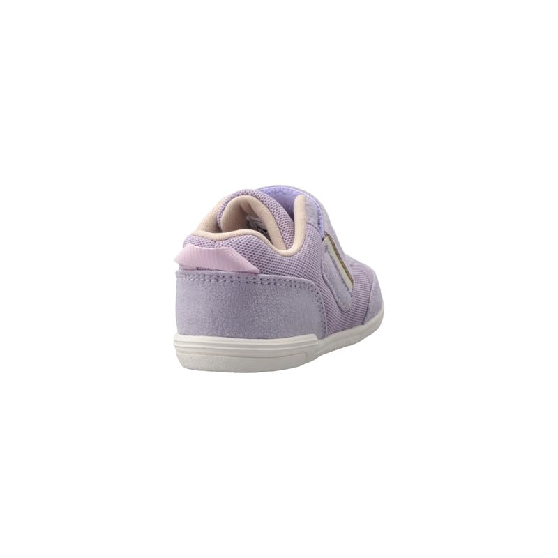 Shunsoku Babyschuhe Fuß SJB Sneaker, Weit, Leicht, Entwicklung, 12-15cm, Jungen, Mädchen, 0990, Lavendel, 14.0cm