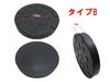 Jack Pad Attachment Rubber Pads Set of 3 for Car, Automotive, and Garage Jacks, Protects and Prevents Scratches