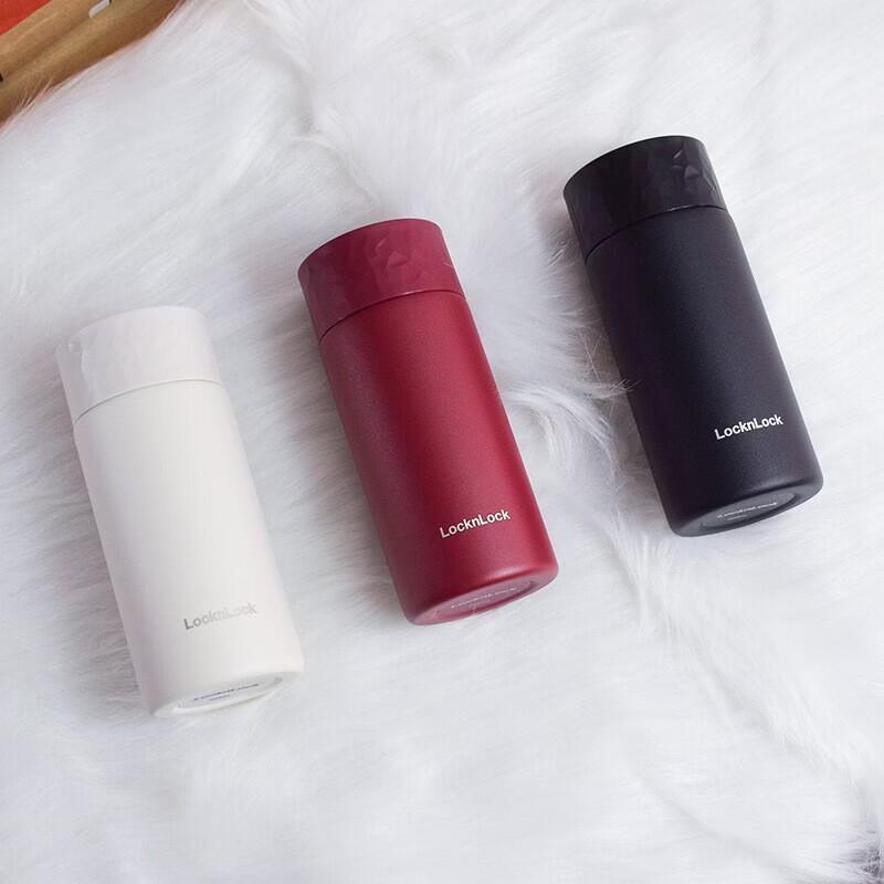 LOCK&LOCK LHC4256 Portable 316 Stainless Steel Insulated Mug