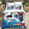 Captain Tsubasa Cartoon Printed Bed Set Duvet Cover Pillowcase Bedding Set Bed Linen Sheet Quilt Cover Full Luxury Birthday Gift