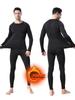 Men's Compression Sports Tights - Warm, Quick-Dry, High-Elastic for Winter Fitness & Basketball.