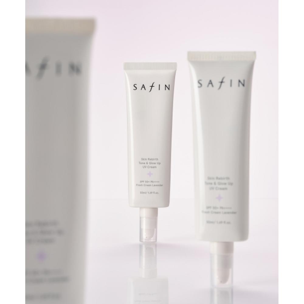 Safin [moisture Fit Cream] Skin Reverse Tone   Glow Up Uv Cream 50ml
