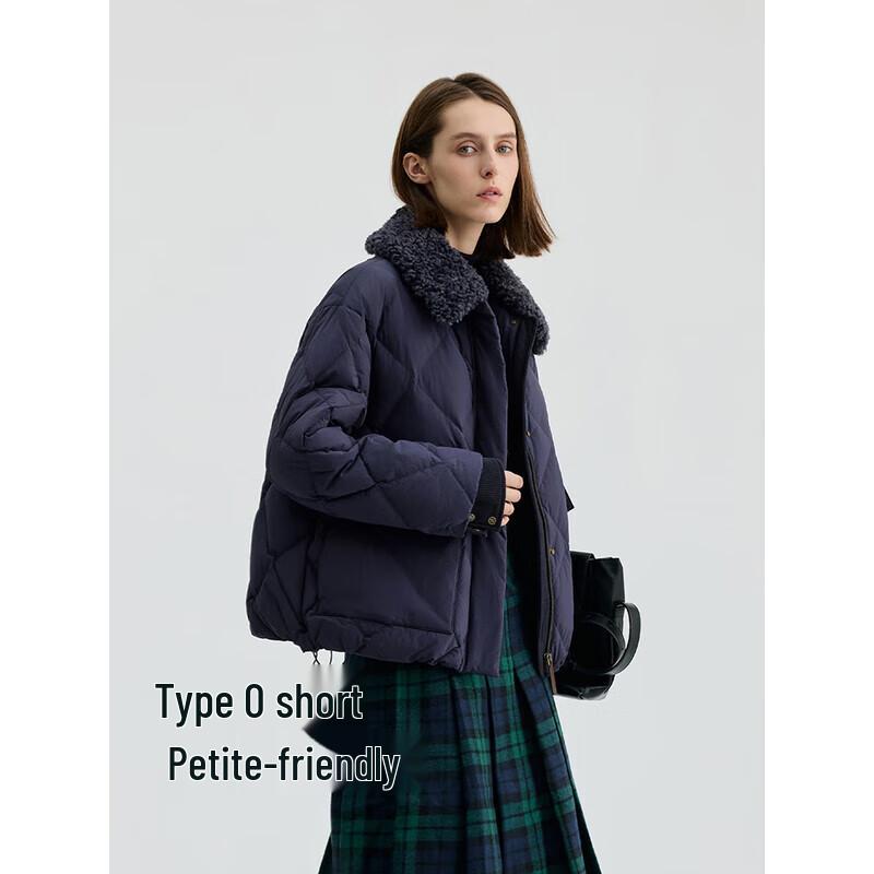 Bingjie Women's Retro Fashion 95% Down Short Jacket