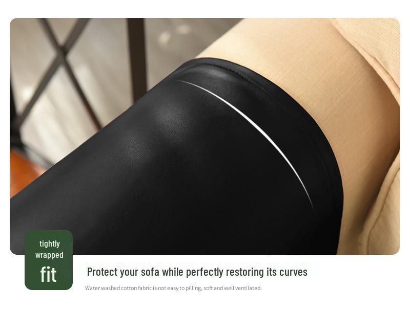 Universal Waterproof PU Leather Armrest Cover Set - Elastic, Full-Wrap Protection, Cross-Border Exclusive