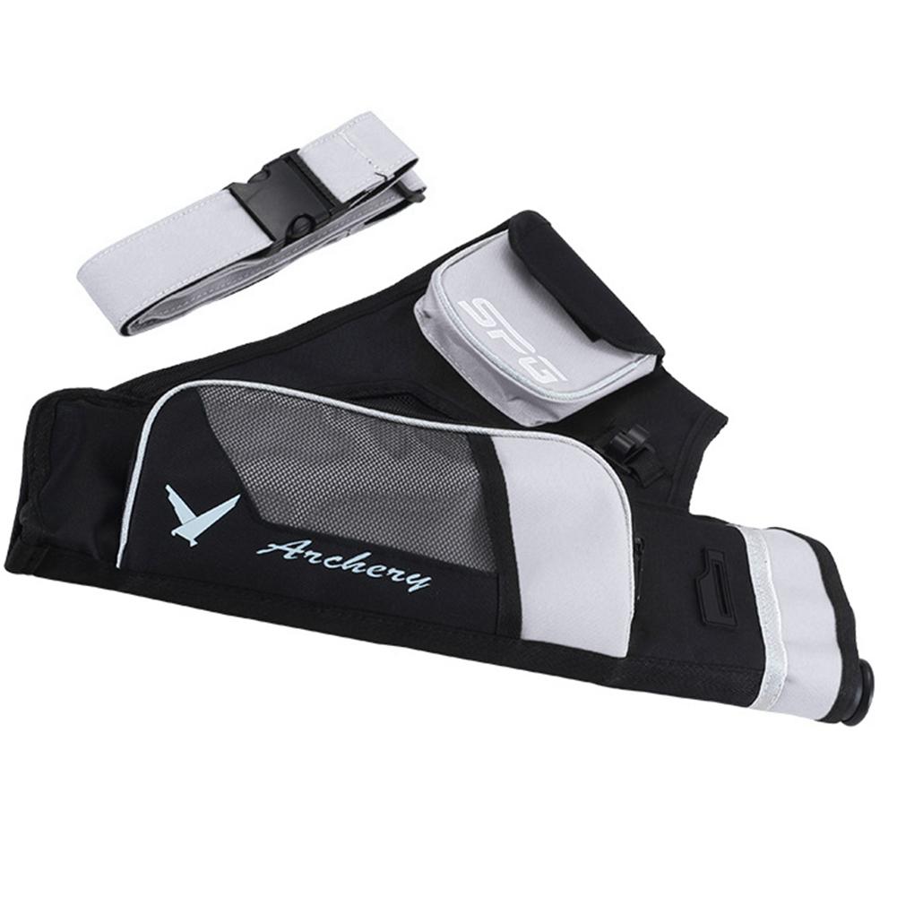 Arrow Bag Oxford Cloth Arrow Quiver 3 Tubes Single Shoulder Bag for Bow Arrow Archery Hunting Shooting Accessories