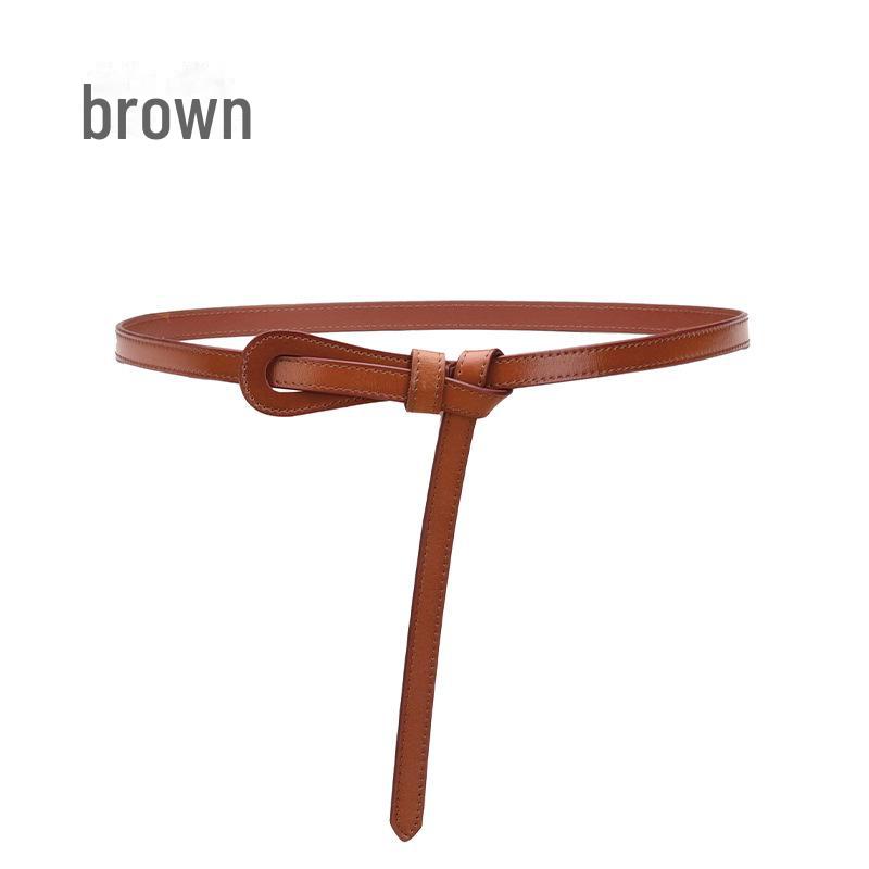 

Женский поясной ремень из натуральной кожи в стиле ретро — универсальный и декоративный 105 cm