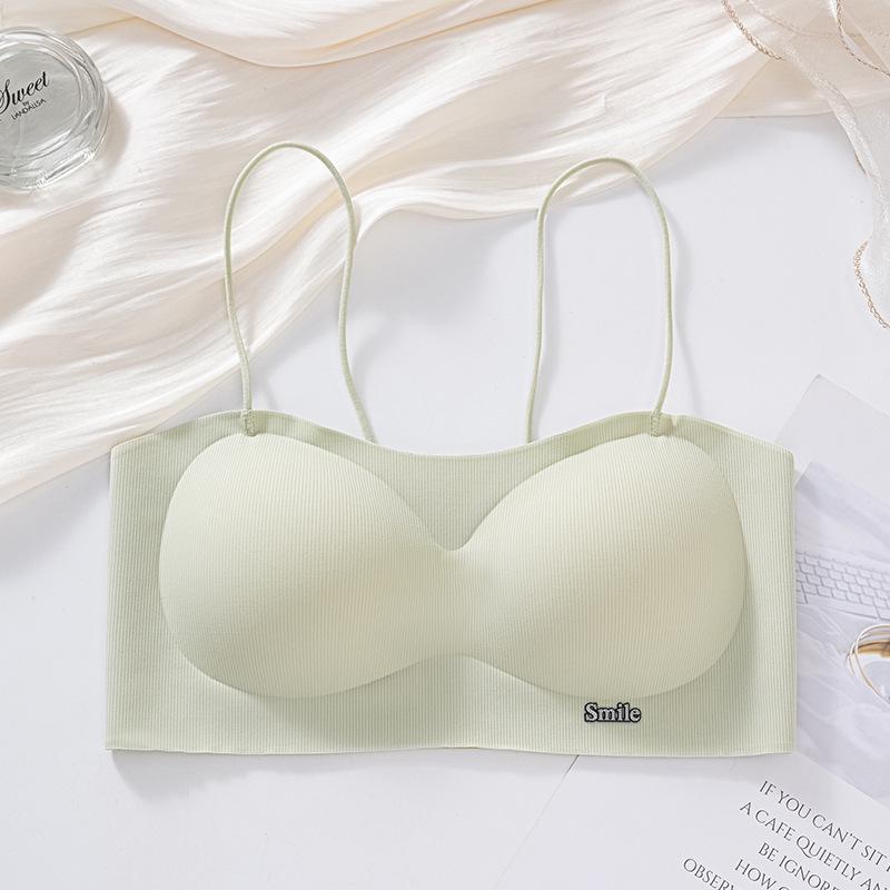 Wireless Adjustable Camisole Bra: Sexy Gathered Back Strap, Soft Support, Breathable, Underarm Fat Collection