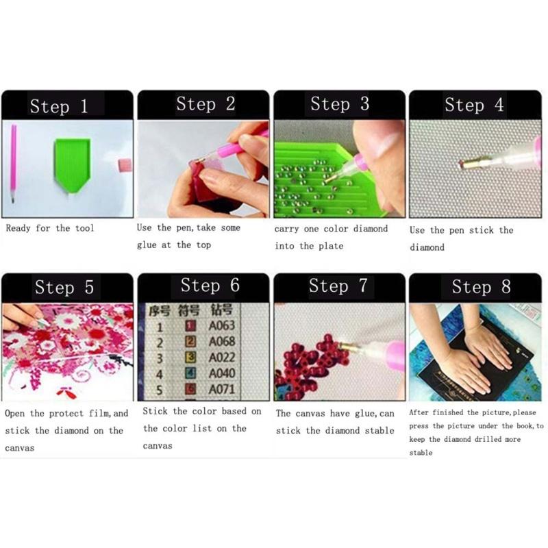 Santa Claus Diamond Embroidery Mosaic Crystal 5D Cross Stitch Diamond Painting DIY Wall Sticker