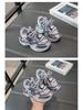 Children's Cartoon Fleece-Lined Sports Shoes, Soft Sole, New for 2025 Autumn/Winter, Unisex Casual Running Sneakers.