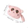Cat Face Purse with Zipper Cartoon for Boys Girls Kids Child Gift