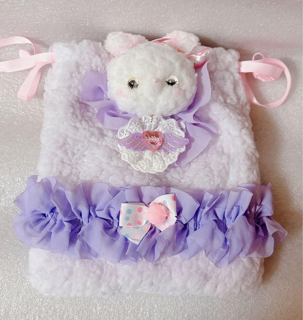 

[USED] Rabbit Romantic Artist Teddy Bear Handmade Plush Pouch