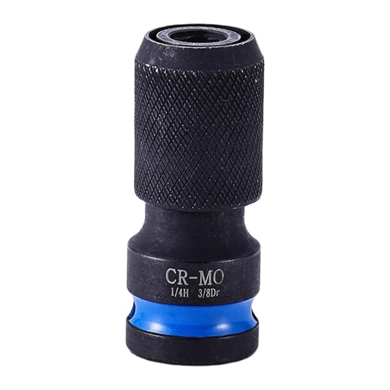 1/2" Square Drive to 1/4" Hexagonal Sockets Adapter Secure Grip Four Flutes Design AntiCorrosion For Professional DIY Projects