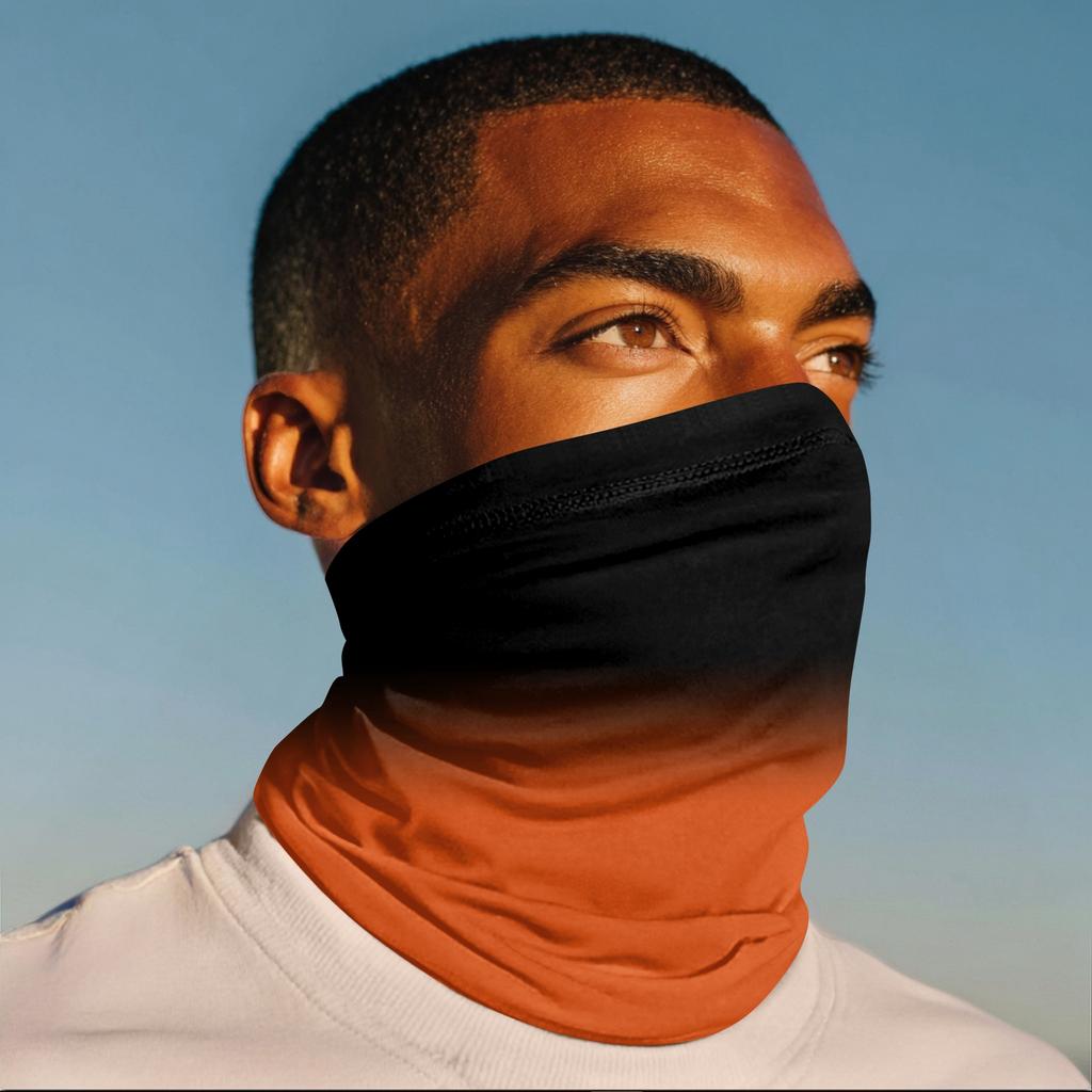 Multifunctional Lightweight Neck Gaiter Breathable Stretch Fabric Face Cover for Outdoor Activities and Sports