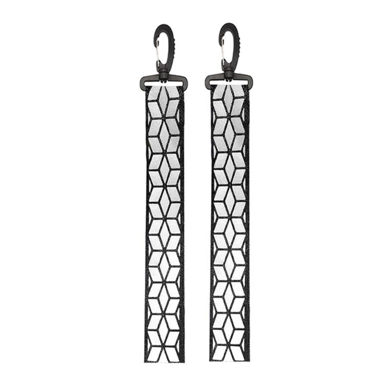 Safety Reflector Cycling Keychain Reflective Pendants Bag Safety Marker