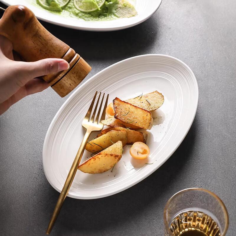 Oval Ceramic Serving Plate