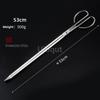 Stainless Steel Fire Tongs Coal Grabber Trash Picker Household Vintage Extended Kitchen Coal Grill Tongs Large and Small Sizes