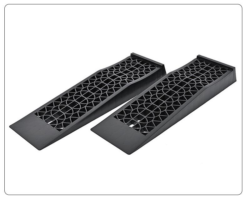 Portable Anti-Slip Rubber Ramp for Vehicle Lift & Oil Changes