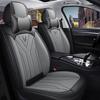 Full 5seats Faux Leather Car Seat Covers | Comfortable Supportive, Universal Fit for Various Models, Sponge Filler, Non-Textile Material