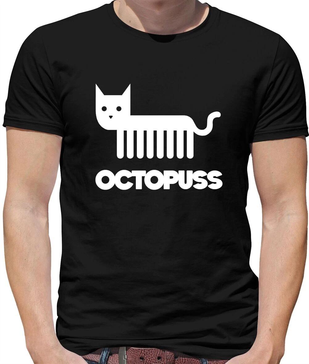 Octopuss Mens T-Shirt - Octopus - Cat - Funny - Gift XXXL