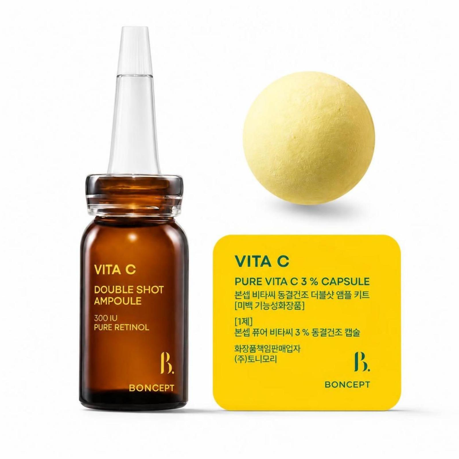 Boncept Vita C Freeze-Dried Double Shot Ampoule Kit 1 Kit