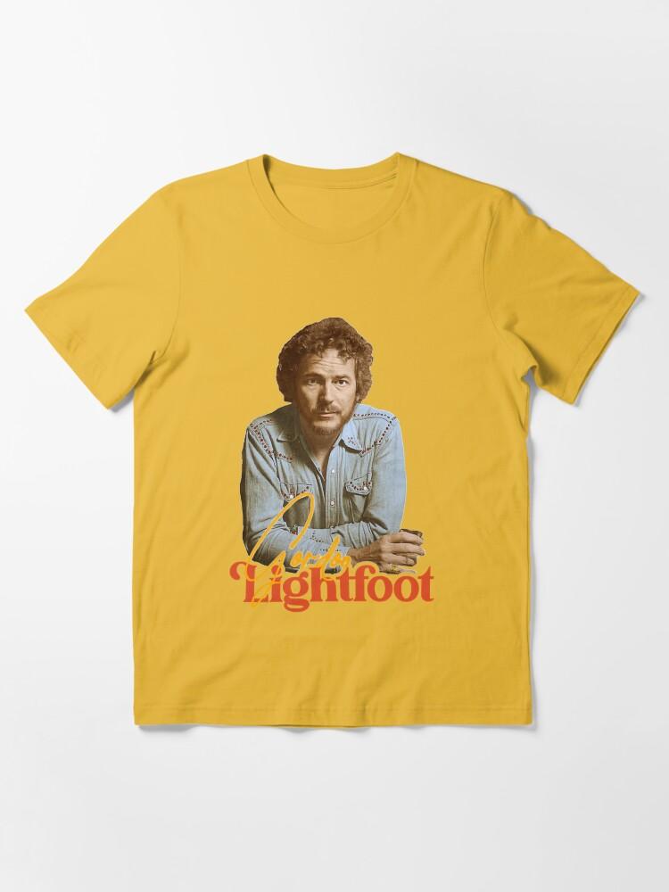 Gordon Lightfoot Day gift for gordon lightfoot retro folk rock icon gifts music fans Essential T-Shirt