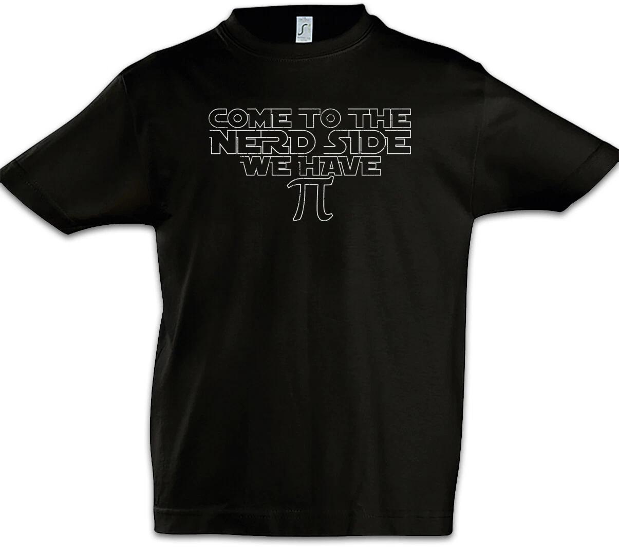 Come To The Nerd Side Kids Boys T-Shirt Fun Nerd Pi Math Teacher Engineer- 100