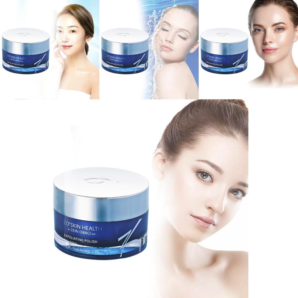 Premium Zo Skin Exfoliating Scrub For Gentle Facial Cleansing And Blackhead Removal With Hydrating Orange Blossom Extract