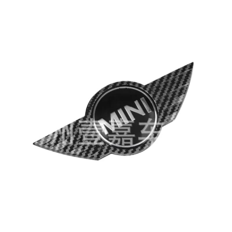 3D ABS Auto Styling Motorkap Embleem Sticker Refit Vervanging voor BMW Mini Cooper Logo R55 R56 R60 R61 Voorhoofd Hoofd Accessoires