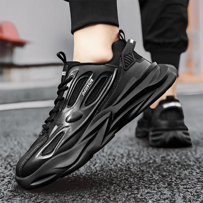 New Breathable Shoes for Men's Versatile Inner Heightening Sports Casual Running Dad Shoes