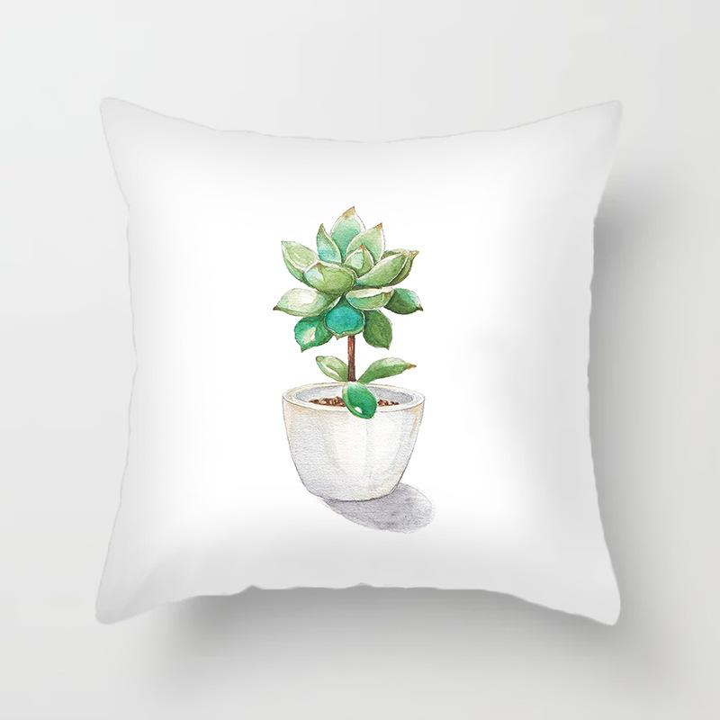 Beautiful Flower Rose Series Printed Putetrekk Hjem Stue Sofa Stol Dekorasjon Putetrekk