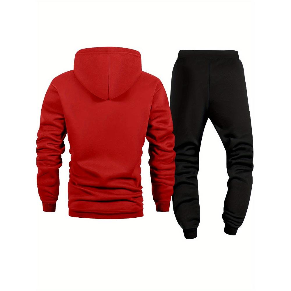 Spinnenmuster, Herren Kapuzenpullover mit langen Ärmeln Zweiteiliges Set, Lässiger Hoodie, Essentiell für Minimalistische Streetwear-Trends