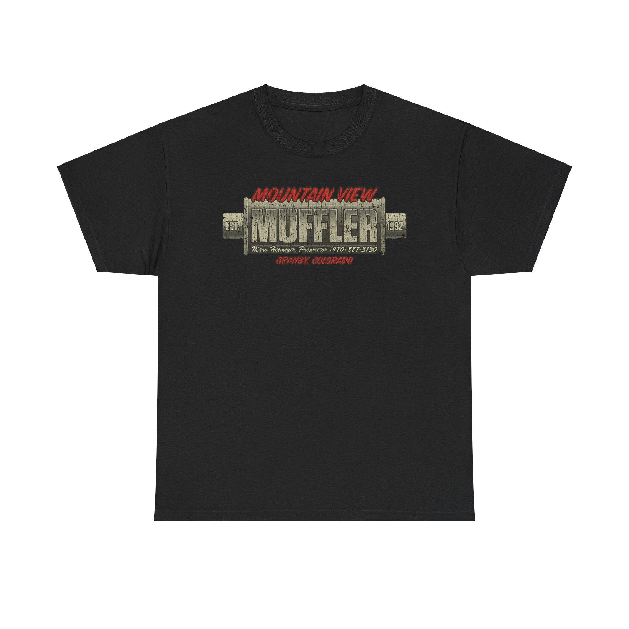 Mountain View Muffler Est 1992 Colorado T-shirt 2 2XL