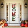 Christmas European Home Sign Set - Wooden Wall Decor with Festive Holiday Atmosphere - Perfect for Holiday Decoration or Home