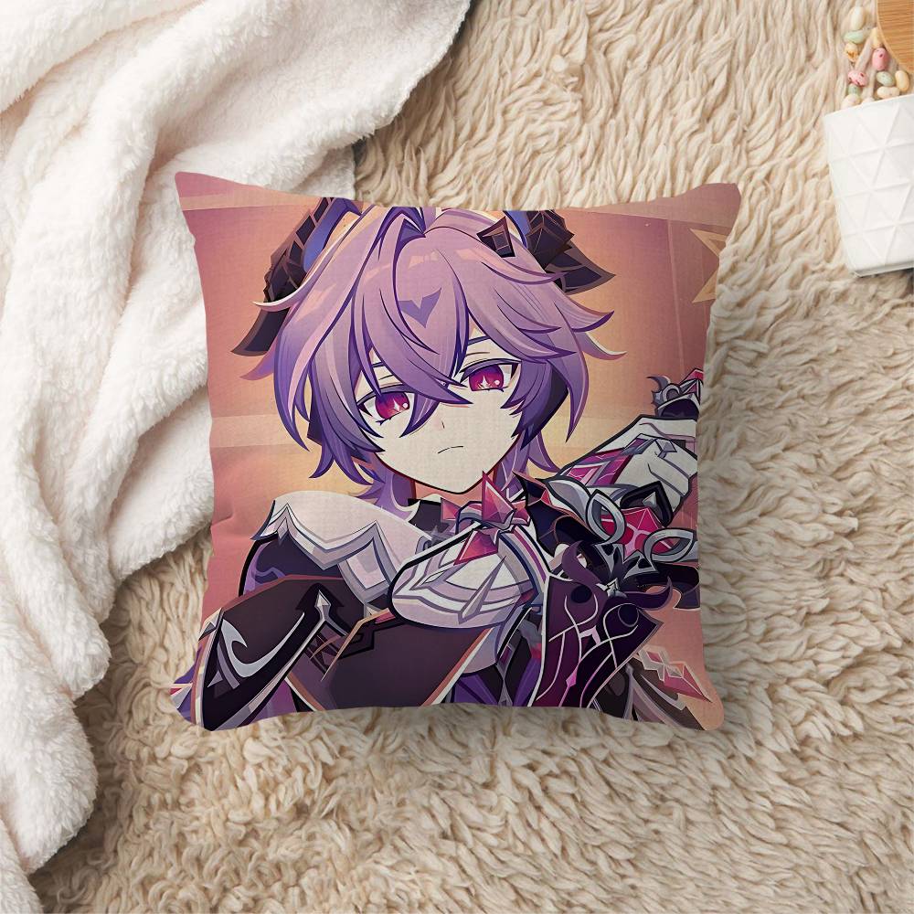 Durin wanderer Genshin Impact Cushion Cover Pillowcase Upholstery Sofa Throw Pillow Home Decor Pillowcas