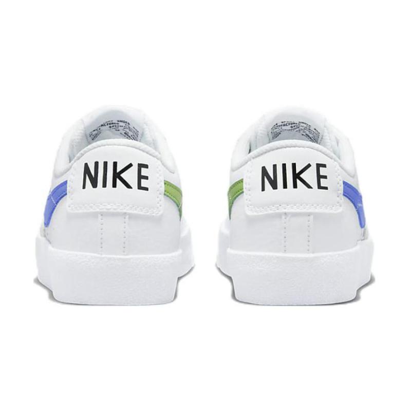 Nike Blazer Low '77 'White Chlorophyll Medium Blue' GS Sneakers DA4074-109