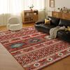 Boho Tribal Area Rugs for Living Room Washable Rug for Bedroom Aesthetic Large Oriental Vintage Soft Dining Room Carpet