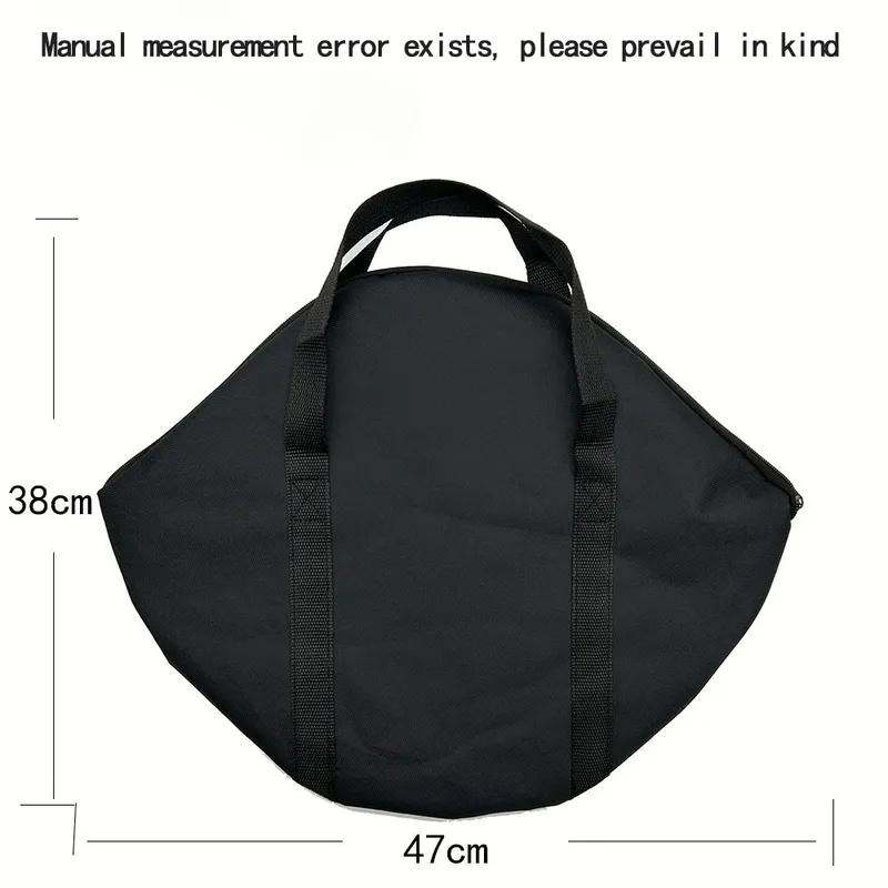 

1Pcs Wear-Resistant Baking Pan C with Handle 47x38cm Grilling Pan Pouch Camping Frying Pan Bag for Korean Outdoor BBQ black 1pcs